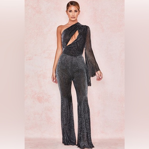 NWT HOUSE OF CB Yerina Jumpsuit L+ - Picture 2 of 11